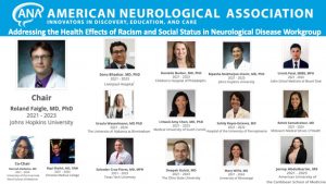 ANA's Workgroup on Health Effects of Racism and Social Status on Neurological Disease